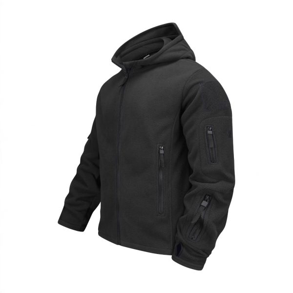 Men's Outdoor Keep Warm Fleece Cold-proof Shell Jacket - Image 3
