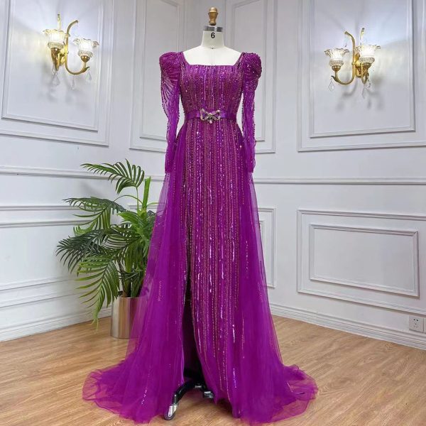 Rose Red Host Performance Evening Dress - Image 7