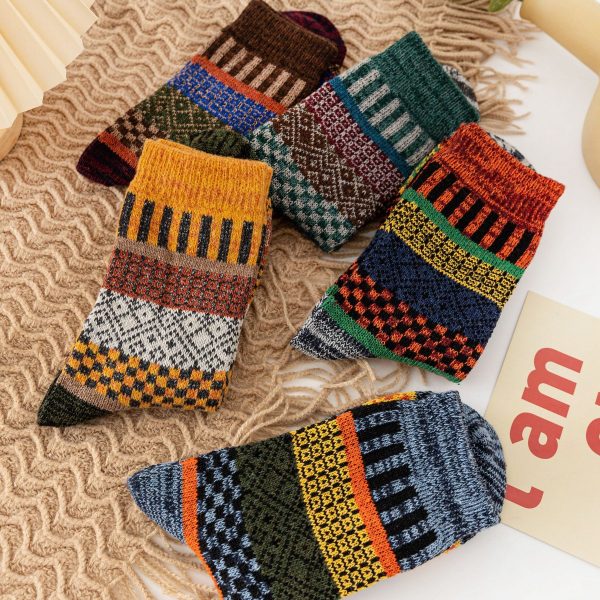 Autumn And Winter Thickening Wool Socks Men And Women - Image 3