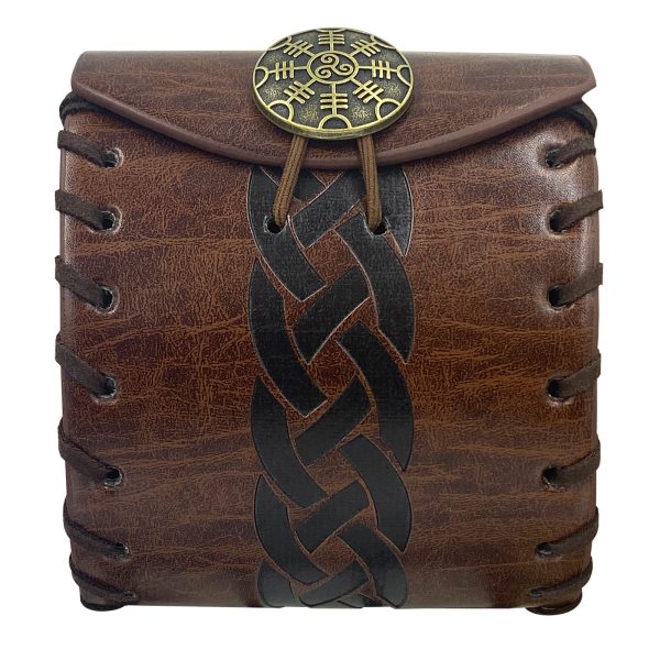 Medieval Small Square Bag Nordic Viking Style Retro COSPLAY Props - Image 6