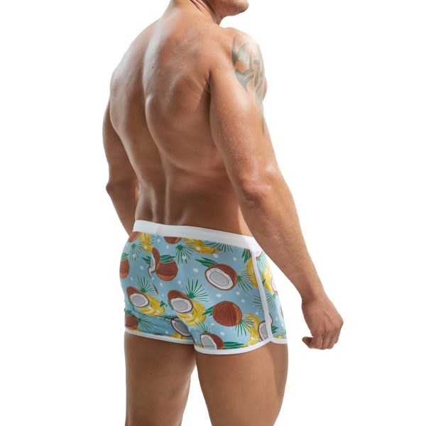 Summer Men's Nylon Printing Swim Briefs - Image 4