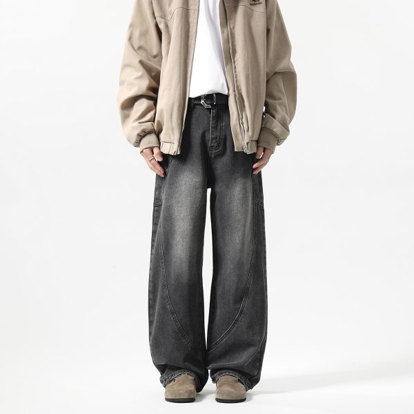 New Men's Matchet Pants Stitching Three-dimensional Design Trousers - Image 8