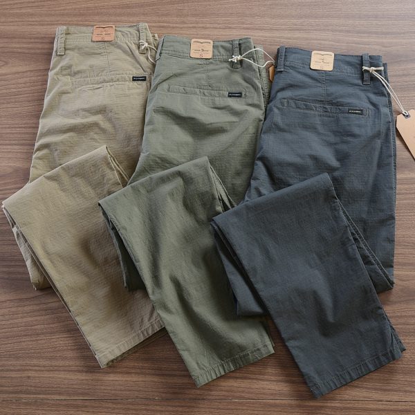 Summer Thin Breathable Men's Pencil Long Pants - Image 2