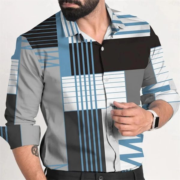 Fashion Personality Single Breasted All-matching Shirt Men - Image 7