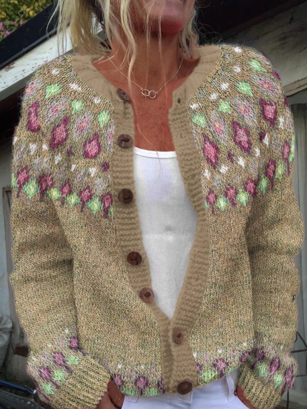 Women's Sweater Loose Multicolor Fashion Knitwear - Image 7