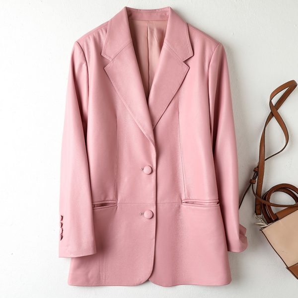 Female Suit Coat New Fashion Sheepskin - Image 6