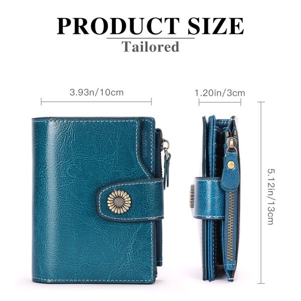 Hasp Clutch Girls Coin Pocket Multifunctional Card Holder - Image 3