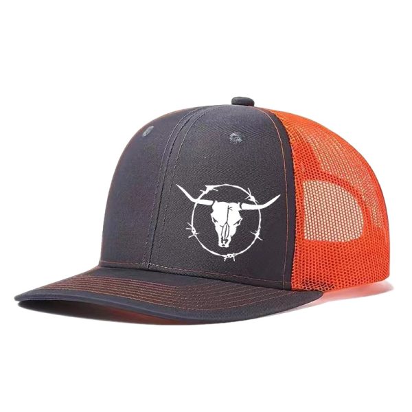 Outdoor Sports Cow Head Printed Baseball Cap - Image 7