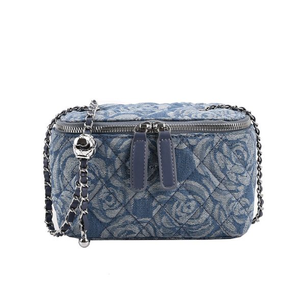 Women's Fashion Denim Shoulder Messenger Bag - Image 5