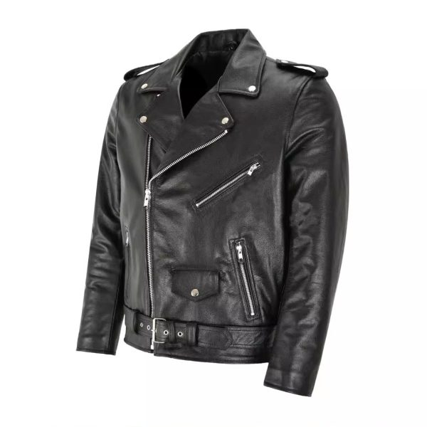Popular Motorcycle Leather Men's Leather Clothing - Image 3