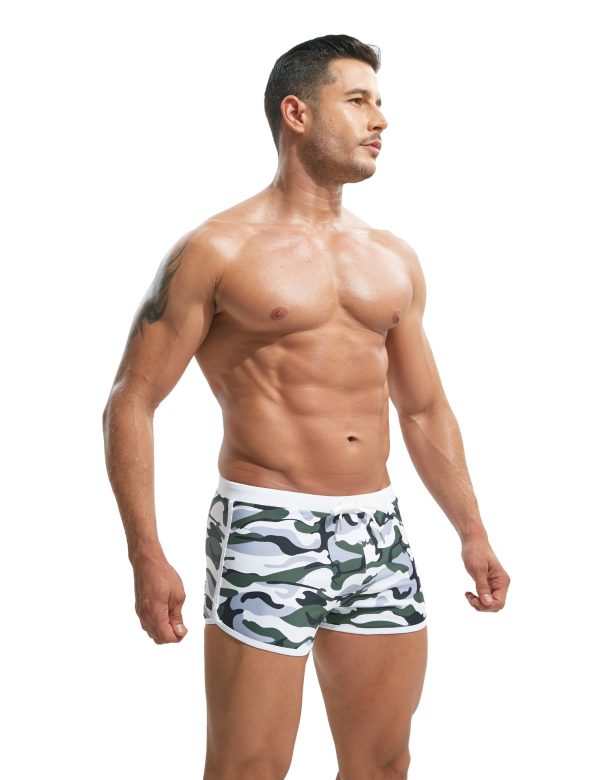 Summer Men's Nylon Printing Swim Briefs - Image 10