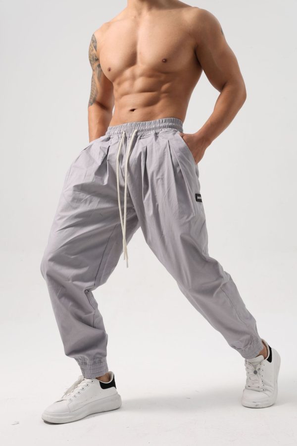 Fitness Trousers Men's Cotton Loose - Image 7