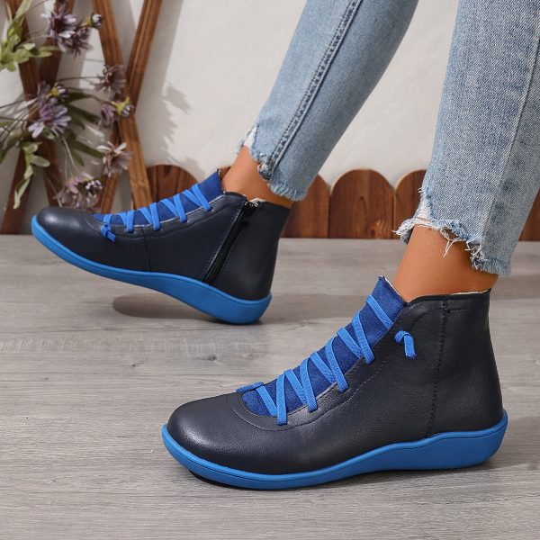 Female Plus Size British Martin Boots Casual Boots - Image 8