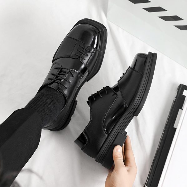 Men's Korean-style Retro Easy Matching British Style Leather Shoes - Image 2