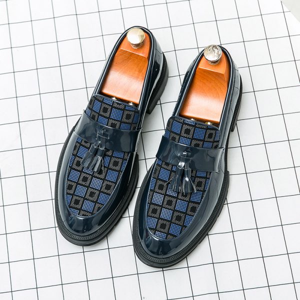 Men's Platform Shoes Plus Size Leisure Slip On Leather Shoes - Image 2