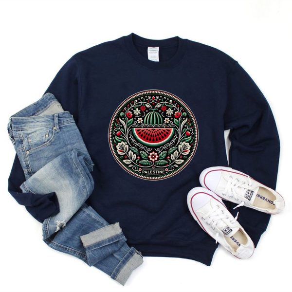 Cartoon Casual Watermelon Pattern Sports Sweater - Image 7