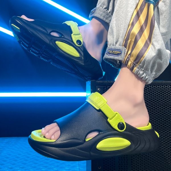 New Summer Men's Sandals Non-slip Deodorant Platform - Image 3