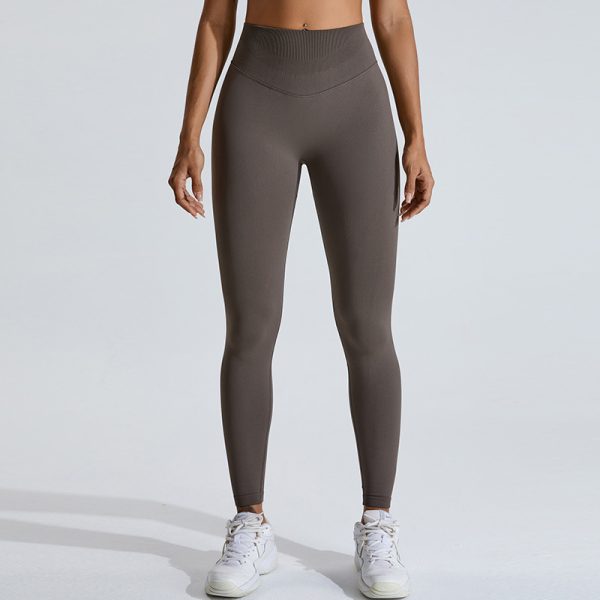 European And American Seamless Peach Hip Raise Yoga Pants - Image 2