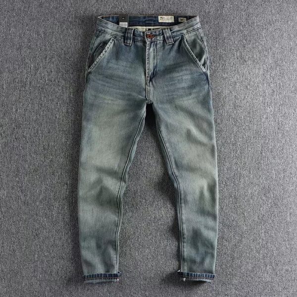 Stretch Men's Oversized Casual Trousers - Image 3