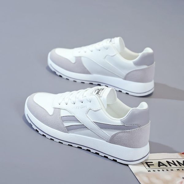 Student Running Sports White Daddy Shoes Women - Image 5