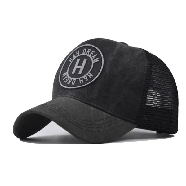Embroidered Baseball Cap Washed Old Peaked Cap - Image 10