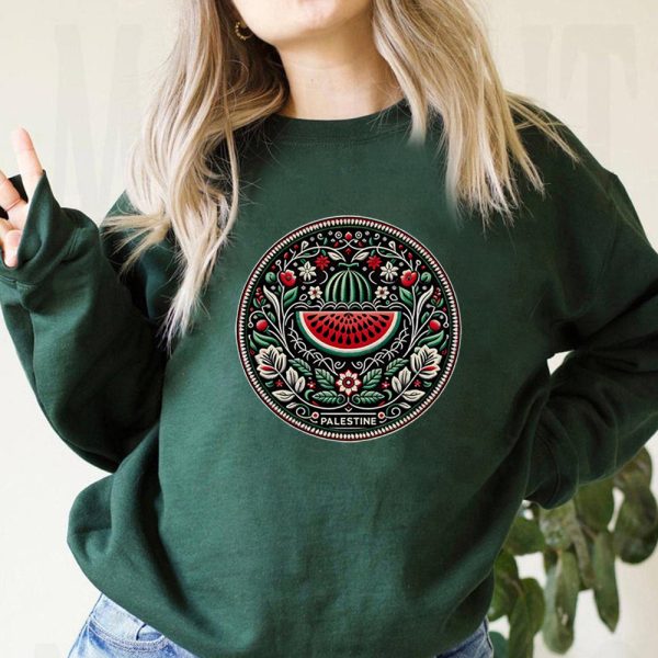 Cartoon Casual Watermelon Pattern Sports Sweater - Image 8