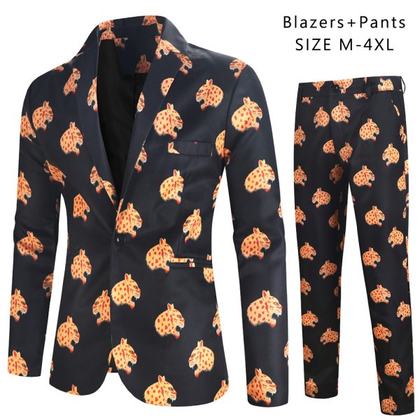 Digital New Print Leisure Suits For Men Two-piece Set - Image 9