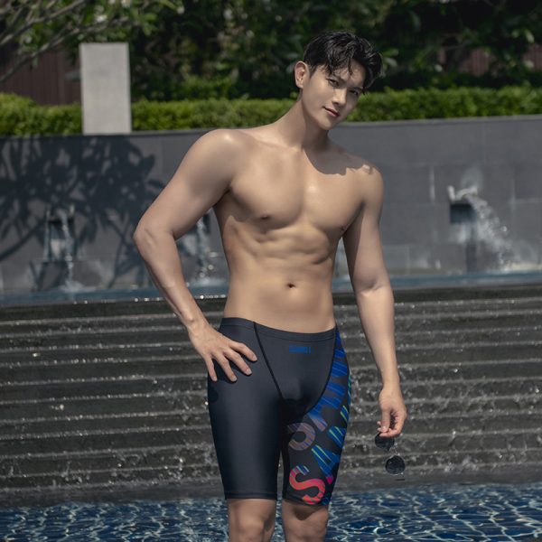 New Hot Spring Plus Size Men's Swimming Trunks - Image 2