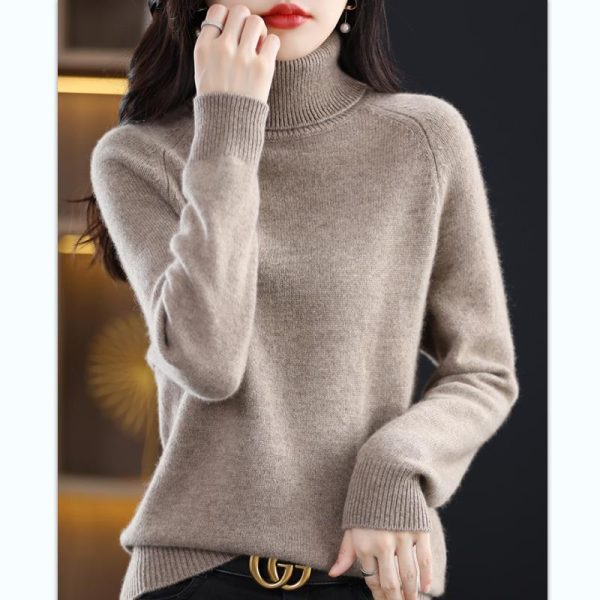 Women's Loose Plus Size Thick Long-sleeved Sweater - Image 2