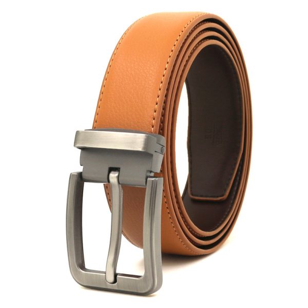 Fashion Men's Casual Pin Buckle Leather Belt - Image 9