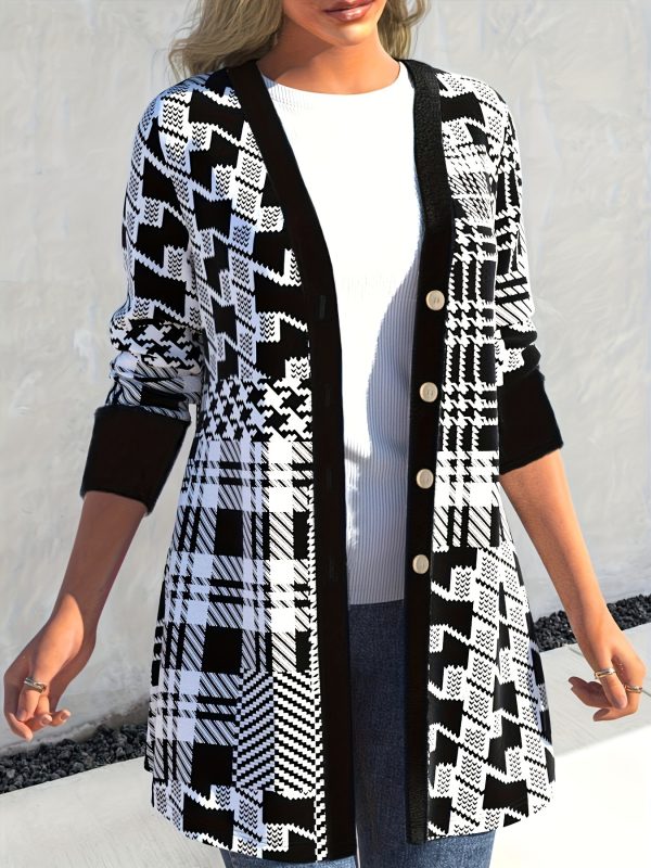 Casual Loose Cardigan Long Sleeve Coat - Image 6