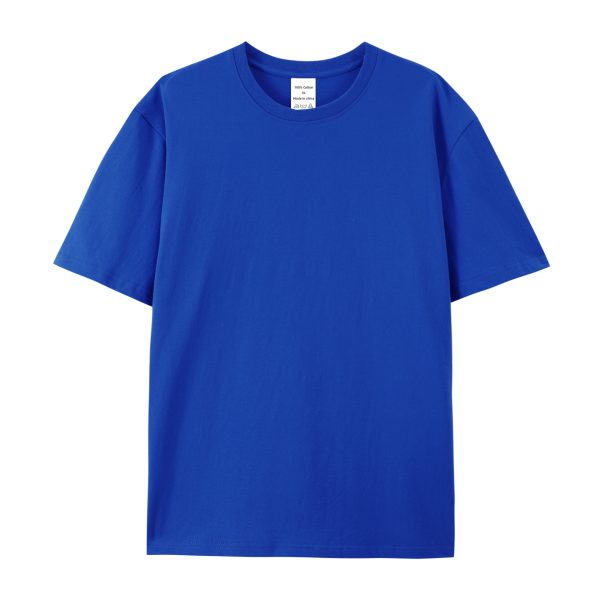 Cotton American Style High-end Half Sleeve T-shirt - Image 9