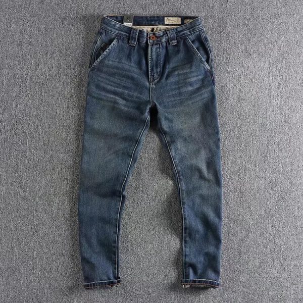Stretch Men's Oversized Casual Trousers - Image 7