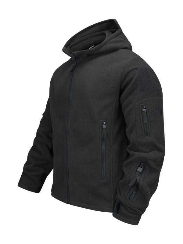 Men's Outdoor Keep Warm Fleece Cold-proof Shell Jacket - Image 9