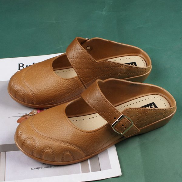 Baotou Flat Semi Slippers Women - Image 7