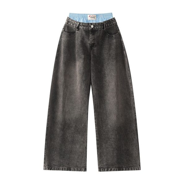 Washed Old Cotton Straight New 2024 Autumn Street Men's Jeans