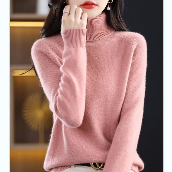 Women's Loose Plus Size Thick Long-sleeved Sweater - Image 4