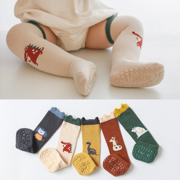 Combed Cotton Non-slip Sole Room Socks Large Version Dispensing