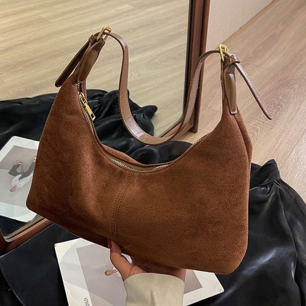 Frosted Vintage Female Large-capacity Crossbody Bag - Image 5