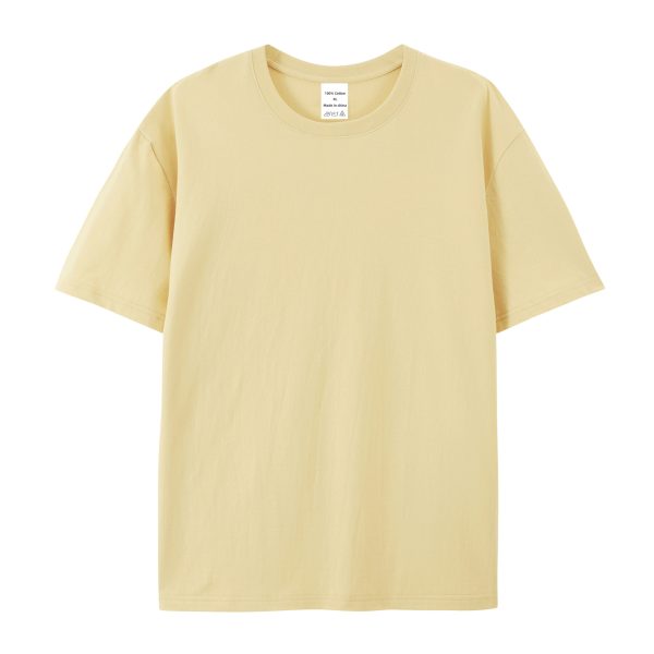 Cotton American Style High-end Half Sleeve T-shirt - Image 7