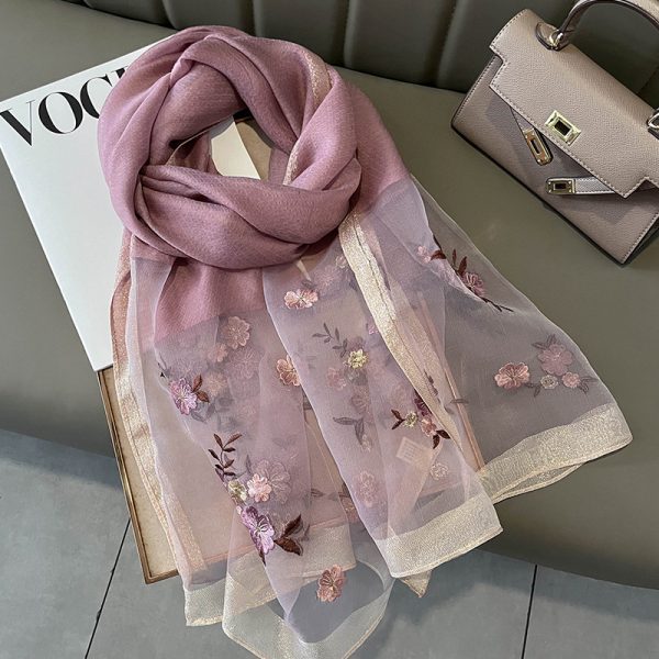Women's Wild Korean Style Affordable Luxury Style Autumn And Winter Warm Scarf - Image 8