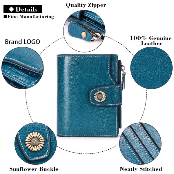 Hasp Clutch Girls Coin Pocket Multifunctional Card Holder - Image 5