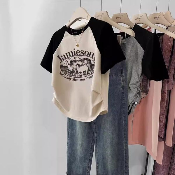 Women's Gentle Sweet And Spicy Short T-shirt - Image 3