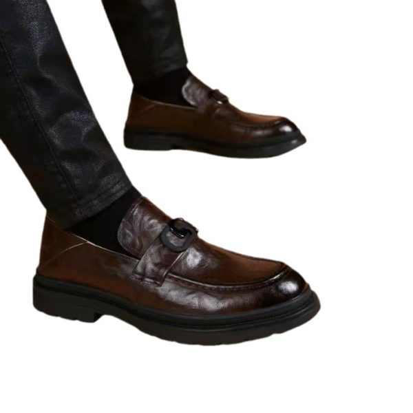 Men's Business Casual Leather Shoes - Image 5