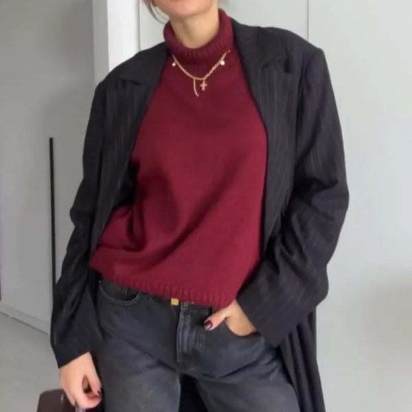 Women's Casual Loose Pullover - Image 2