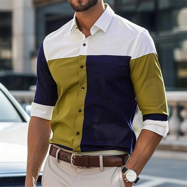 Fashion Personality Single Breasted All-matching Shirt Men - Image 4