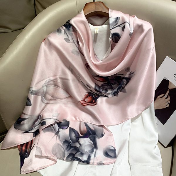 Hangzhou Silk Silk High-end Long Silk Scarf - Image 8