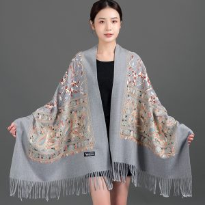 Scarf Shawl Cashmere Warm Cheongsam Outerwear