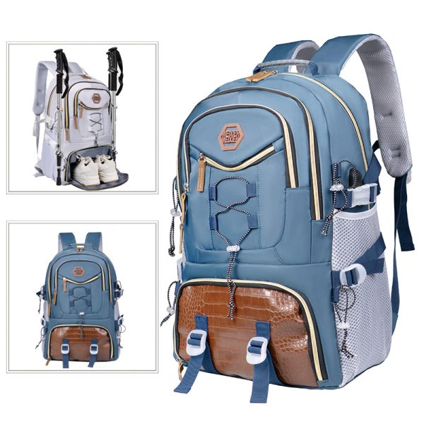 Fashion Individual Casual Oxford Cloth Backpack - Image 6