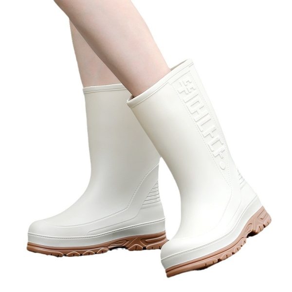 Fashion Middle Women's Non-slip Rain Boots - Image 5